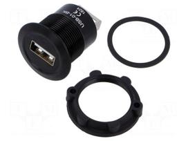 Adapter | USB A socket,both sides | USB 2.0 | Thread: M22 | 1÷10mm