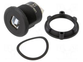 Adapter | USB A socket,USB B socket | USB 2.0 | Thread: M22 | 1÷10mm
