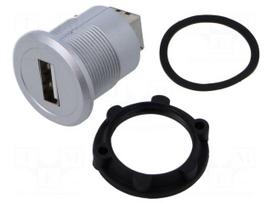 Adapter | USB A socket,USB B socket | USB 2.0 | Thread: M22 | 1÷10mm