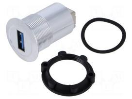 Adapter | USB A socket,USB B socket | USB 3.0 | Thread: M22 | 1÷10mm