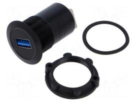 Adapter | USB A socket,USB B socket | USB 3.0 | Thread: M22 | 1÷10mm