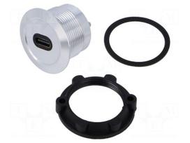 Adapter | USB C socket,USB C plug | USB 3.1 | Thread: M22 | 1÷10mm