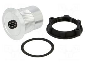 Adapter | USB C socket,both sides | USB 3.1 | Thread: M22 | 1÷10mm