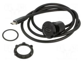 Adapter cable | USB C socket,USB C plug | USB 3.1 | Len: 1m