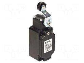 Limit switch | lever R 40mm, plastic roller Ø20mm | NO + NC | 10A