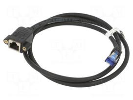 Extender Ethernet | S/FTP | Cat 6a | RJ45 socket,RJ45 plug | Cu | 1m
