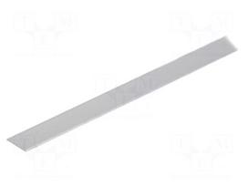 Cover for LED profiles | transparent | 1m | Kind of shutter: A1