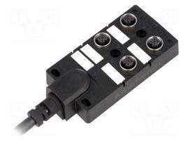 Splitter | A code-DeviceNet / CANopen | PIN: 5 | IP67 | 2A | 24V | 1m