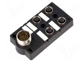 Splitter | A code-DeviceNet / CANopen | PIN: 5 | IP67 | 2A | 24V | IN: 4