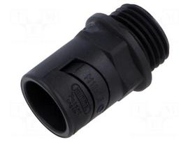 Straight terminal connector | Thread: metric,outside | polyamide