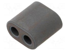 Core: ferrite | Ni-Zn ferromagnetic | on cable | 14.5x14.5x8.5mm