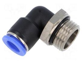 Push-in fitting | angled 90°,twistable | -0.95÷15bar | Thread: 1/2"