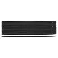 Instaliacinės izoliacinės ir sujungimo medžiagos // Dirželai // Opaski zaciskowe EXTREME 4.8 x 370 mm, czarne, 50 szt.