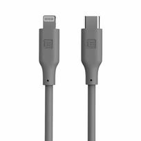 Kabelis Evelatus  Evelatus USB C to Lightning Silicone Cable 1.2M (MFI10CL) 60W / 20V3A Grey
