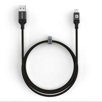 Kabelis Evelatus  Cable USB A to C, 1.2M Aluminum housing braiding Black