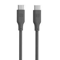 Kabelis Evelatus  Evelatus USB C to USB C Silicone Cable 1.2M 60W / 20V3A Grey