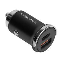 Mobilieji telefonai ir priedai // USB automobilių įkrovikliai // Ładowarka samochodowa 30 W Kruger&Matz
