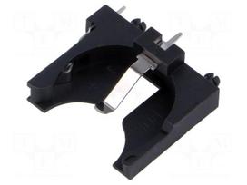 Socket | CR2450 | Batt.no: 1 | PCB,vertical,THM | for PCB