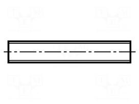 Threaded rod | M5 | aluminium | DIN 975