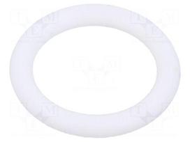 O-ring gasket | silicone | Thk: 3mm | Øint: 16mm | white | -60÷160°C