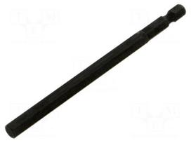 Screwdriver bit | hex key | HEX 7mm | 1/4" | Overall len: 110mm
