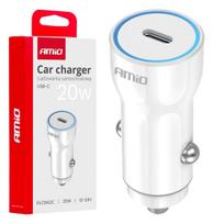 Mobilieji telefonai ir priedai // USB automobilių įkrovikliai // Ładowarka samochodowa usb-c 20w amio-03880