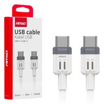 Planšetdatori ir planšetinių kompiuterių priedai // USB Kabeliai // Kabel do ładowania usb-c - usb-c 60w 100cm fulllink amio-03908