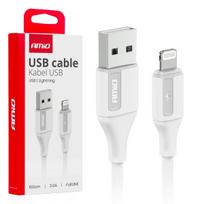 Planšetdatori ir planšetinių kompiuterių priedai // USB Kabeliai // Kabel do ładowania usb-a - lightning iphone 3a 100cm fulllink amio-03919