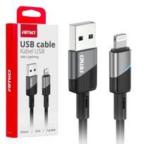 Planšetdatori ir planšetinių kompiuterių priedai // USB Kabeliai // Kabel do ładowania usb-a - lightning iphone 3a 100cm fulllink amio-03925