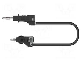 Test lead | 60VDC | 30VAC | 12A | banana plug 4mm,both sides | Len: 1m
