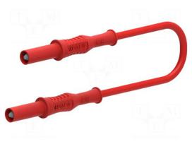 Test lead | 20A | banana plug 4mm,both sides | insulated | Len: 1m