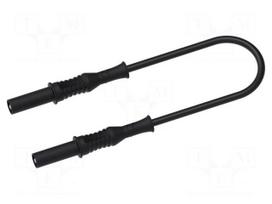 Test lead | 12A | banana plug 4mm,both sides | insulated | Len: 1m