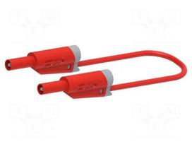 Test lead | 12A | banana plug 4mm,both sides | Urated: 1kV | Len: 1m