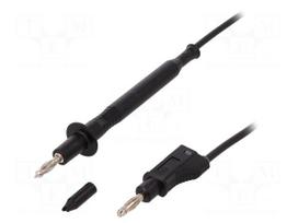 Test lead: single | 60VDC | 30VAC | 20A | probe tip,banana plug 4mm