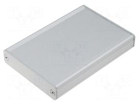 Enclosure: with panel | AKG | X: 71mm | Y: 100mm | Z: 16mm | aluminium