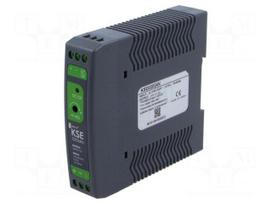 Power supply: switching | for DIN rail | 24W | 24VDC | 1A | 85÷264VAC