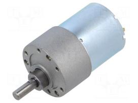 Motor: DC | 12÷24VDC | 3A | Shaft: D spring | 530rpm | max.0.127Nm