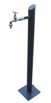 Dārza hidrants, slīpēts nerūsējošs tērauds, 1/2" hromēts gala ventilis Dārza hidrants 1/2", ar hromētu gala ventili