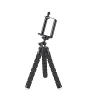 Mobilieji telefonai ir priedai // Selfiesticks / Tripods / Mounts / Ring holder // Statyw do telefonu / kamery Kruger&Matz czarny