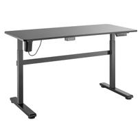 Furniture sections and sets // Biuro baldai // Biurko elektryczne Ergo Office, regulacja wys, szary, max wys 118cm 50 kg - z blatem do pracy stojąco siedzącej, ER-434