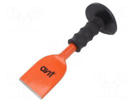 Cold chisel | flat,with splash guard | W: 73mm | Tool length: 230mm