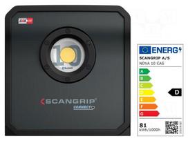 Lamp: working | 6500K | IP54,IP65 | SCANGRIP CONNECT | 1000lm,10000lm