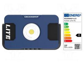 Lamp: working | 6000K | IP54 | 1750lm,3500lm | W: 275mm | L: 163mm | H: 47mm