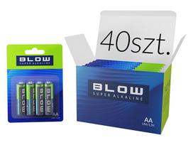 Akumuliatoriai ir baterijos // AA, AAA ir kitų dydžių baterijos, įkrovikliai – galima užsakyti // 82-654# Bateria  blow super alkaline aa lr6 blister 40szt
