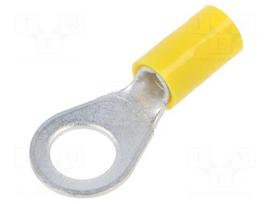 Tip: ring | M8 | Ø: 8.5mm | 4÷6mm2 | crimped | for cable | insulated