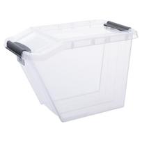 Produktai namams ir sodui // Lauke | Sodo baldai // Pojemnik pochyły z pokrywą Plast Team Pro Box QR 58L