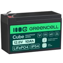 Green Cell CUBE LiFePO4 10Ah 12.8V 128Wh Lithium-iron-phosphate battery for power and emergency lighting, control panels