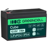 Green Cell CUBE LiFePO4 7Ah 12.8V 89.6Wh Lithium Iron Phosphate Battery for UPS, Monitoring