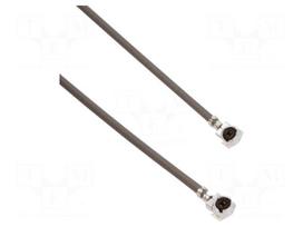Cable | 0.05m | AMC female,both sides | angled | 50Ω