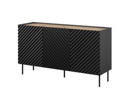 3D2SZ ONDA chest of drawers 150x45x85 black